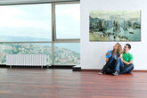 Slika na platnu RIBIŠKE ČOLNE LEAVED LE HAVRE - Claude Monet REP0