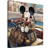 Slika na platnu - Mickey Mouse na počitnicah - slika 2