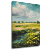 Pokrajina na platnu Med nebom in zemljo | različne dimenzije