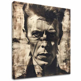 David Bowie slika na platnu - Fierce Gaze
