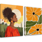 Slika na platnu - Pesem makovega polja - slika 2