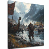 Slika na platnu Vikingi na Mori - Historical Slika - slika 2