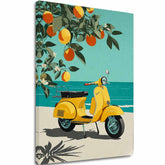 Slika na platnu Vespa v Italiji - Retro Alley - slika 2