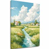 Slika na platnu Poletni travnik - Motiv krajine - slika 2