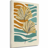 Slika na platnu Golden Letter - Minimalist Motif - slika 2