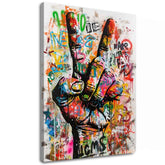 Slika PEACE HAND | Italijansko platno | različne dimenzije