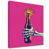 Slika BURNING BOTTLE | Italijansko platno | različne dimenzije