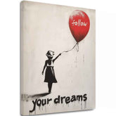 Slika FOLLOW YOUR DREAMS | Italijansko platno