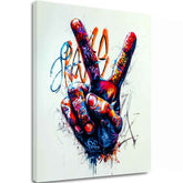 Slika PEACE HAND | Italijansko platno - slika 2