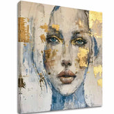 Elegantna podoba ženske Pronicljiv pogled