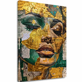 Elegantna slika ženske Smaragdne sanje