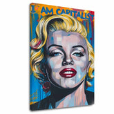 Slika MARILYN MONROE - Capitalist charm | dokončano z roko umetnika - slika 2