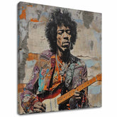 Slika JIMI HENDRIX - Kitarska poezija | dokončano z roko umetnika - slika 2