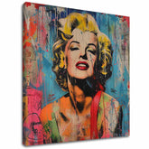 Slika MARILYN MONROE - Upornik v barvah | dokončano z roko umetnika - slika 2
