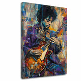 Slika JIMI HENDRIX - Kitara v ognju | dokončano z roko umetnika - slika 2