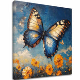 Slikanje metuljev Sončen dan - 100 % izvirna akrilna slika - slika 2