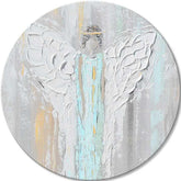 Okrogle slike z akrilom Zapri prijatelja | različne dimenzije