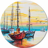 Okrogla poslikana slika Infinite Beauty | različne dimenzije