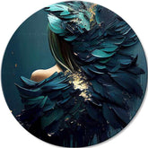 Okrogle slike z akrilom Angel Calling | različne dimenzije