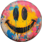 Okrogle slike z akrilom Barve veselja | različne dimenzije