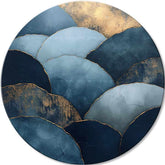 Okrogle slike z akrilom Gorsko zlato | različne dimenzije