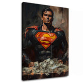 Slika SUPERMAN: Money Man | dokončano z roko umetnika - slika 2