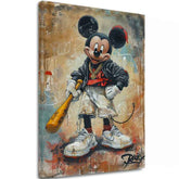 Slika STREET MICKEY na platnu | dokončano z roko umetnika - slika 2