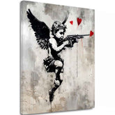 Slika LOVE HUNTER na platnu | Poslikana struktura