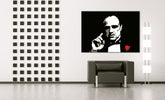 Ročno poslikana slika POP ART THE GODFATHER VITO CORLEONE