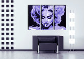 Ročno poslikana slika POP Art MADONNA 3 kosi slike 0002 ma