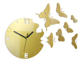 Stenske ure METULJ GOLD
