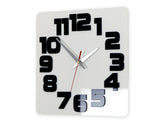 Stenske ure LOGIC WHITE-BLACK