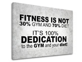Motivacijska stenska umetnost Fitnes ni - slika 5
