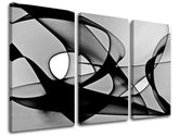Slikanje sten 3 deli ABSTRAKT