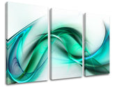 3-delna stenska poslikava ABSTRAKT