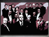 Ročno poslikana slika POP Art Mafijska družina 1 kos družina2