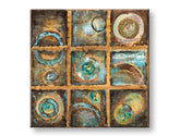 Slikana stenska slika ABSTRAKT 1 del CFAAB004 - 70x70 cm