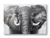 Poslikana stenska slika SLON 1 del CWFAN021 - 100x70 cm