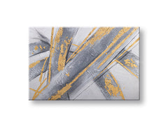 Ročno poslikana slika na steni ABSTRAKT 90x60 cm – 3D perspektiva platna na lesenem okvirju | 100 % original | akril na platnu ARTMIE | Papilora.sk