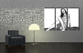 Ročno poslikana slika POP Art Kate Moss 3 kos km2