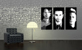 Ročno poslikana POP Art slika Depeche Mode 3 deli 000 kosov