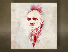 Stenska umetnost Godfather Marlon Brando - AQUArt / Tom Loris 006AA1