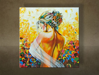 Ročno poslikana slika DeLUXE - Ženska 1 kos 084D1 | različne velikosti