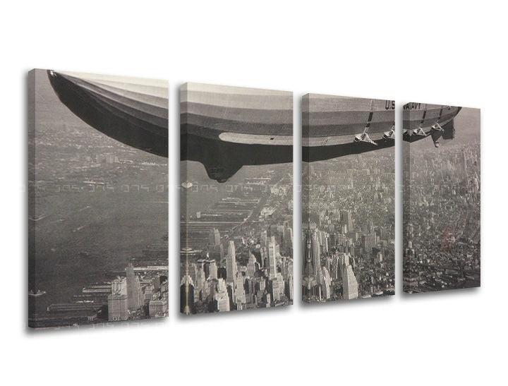 4-delna stenska poslikava MESTO / NEW YORK