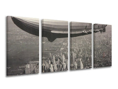 4-delna stenska poslikava MESTO / NEW YORK