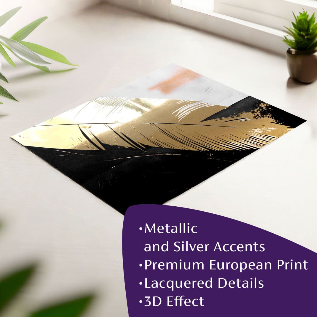 Stenski plakat z EXTRA učinkom - Aurora Plume | različne dimenzije