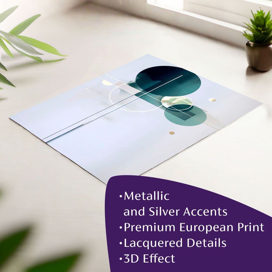 Stenski plakat z EXTRA učinkom - Golden Balance | različne dimenzije