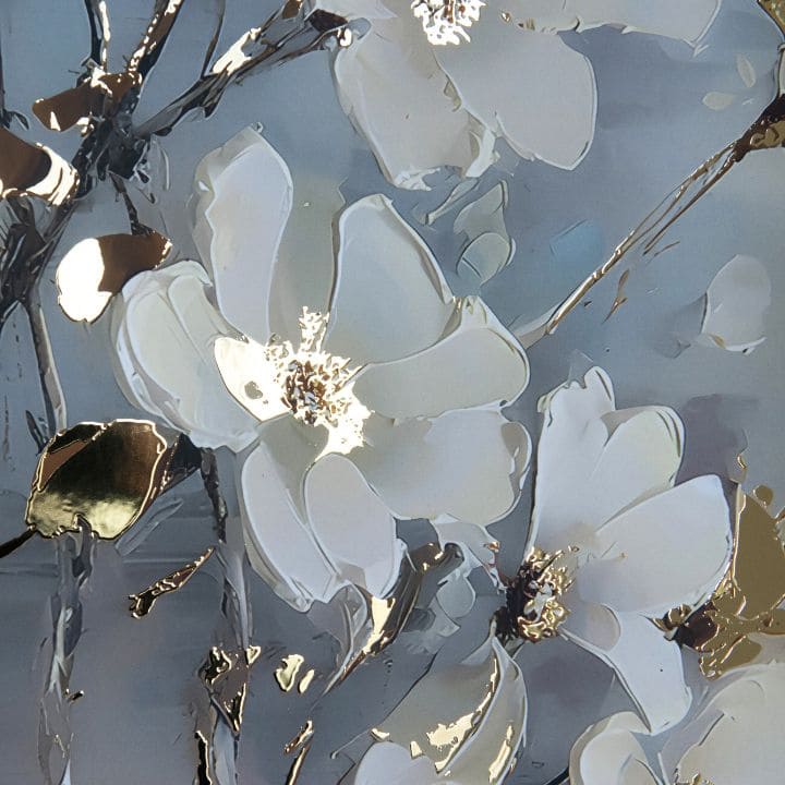 Stenski plakat z učinkom EXTRA - Nordic Bloom | različne dimenzije