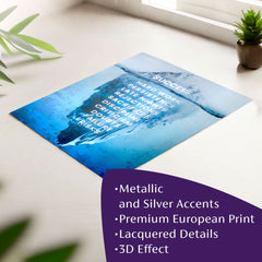 Stenski plakat z EXTRA učinkom - Ledena gora uspeha | različne dimenzije