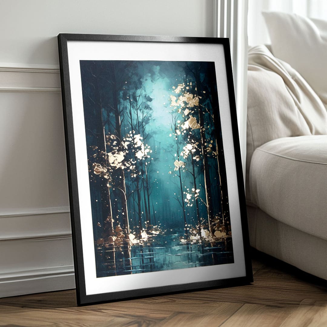 Stenski plakat z EXTRA učinkom - Mystic Trees | različne dimenzije